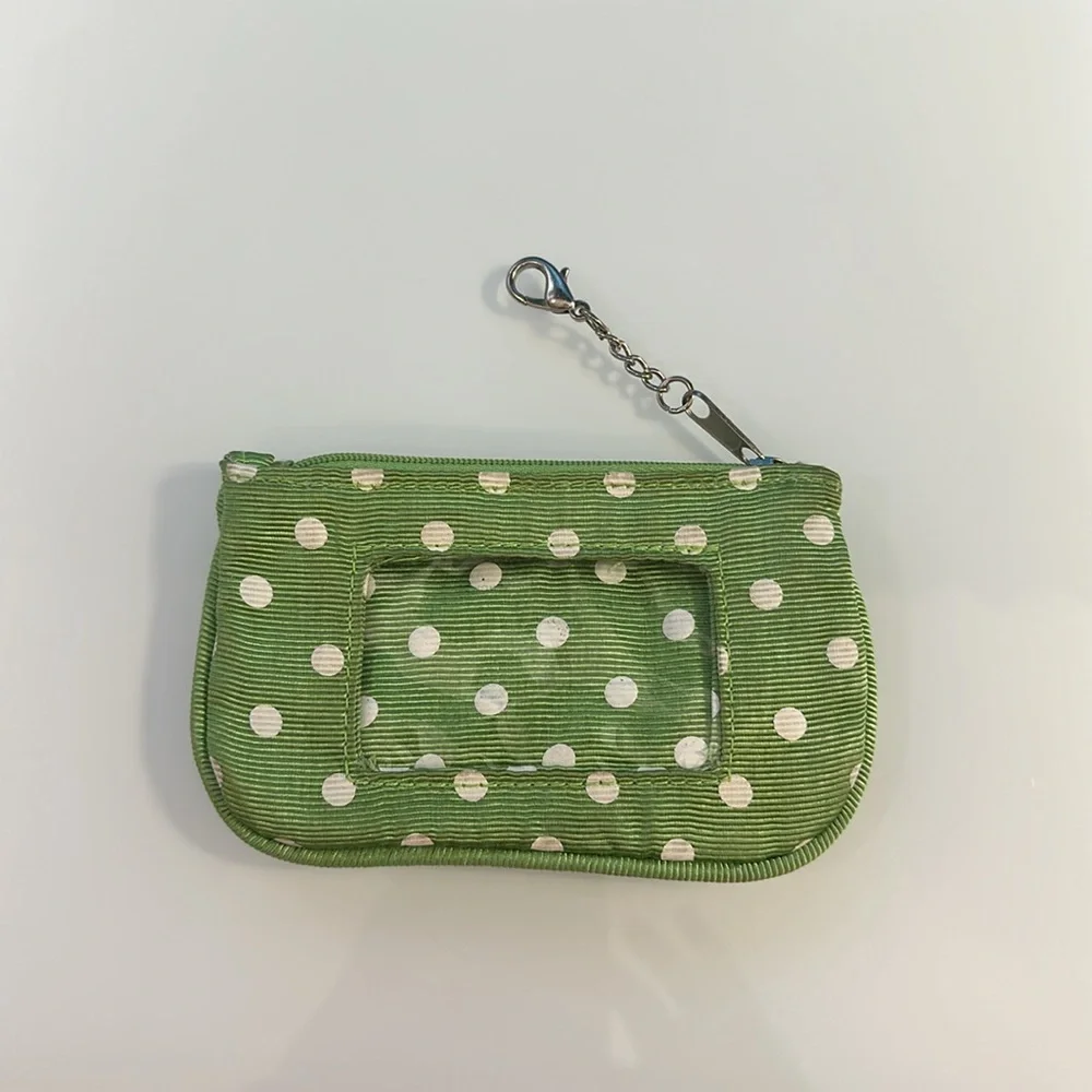 🆓FREE with purchase! B Polka Dot ID Wallet Coin Purse